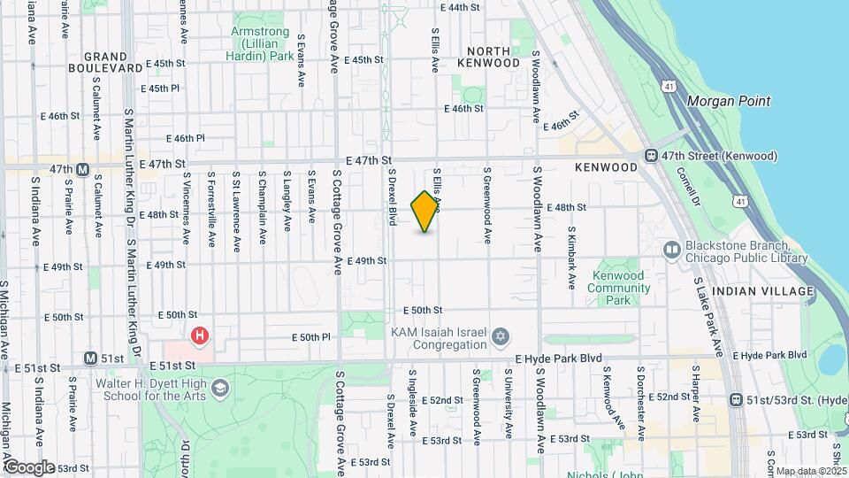 4832 S Ellis Ave Mapa y Detalles de la Ubicación