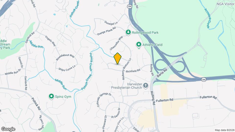 7907 Laural Valley Way Map and Location Details