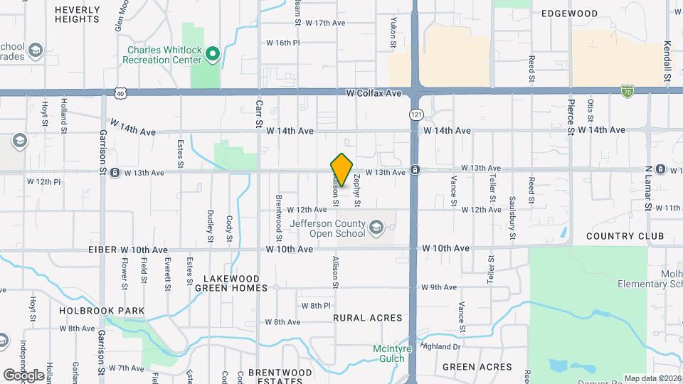 1234 Allison St Map and Location Details