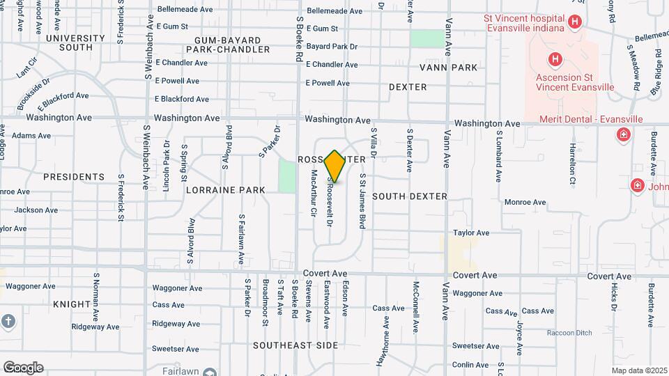 1226 S Roosevelt Dr Map and Location Details