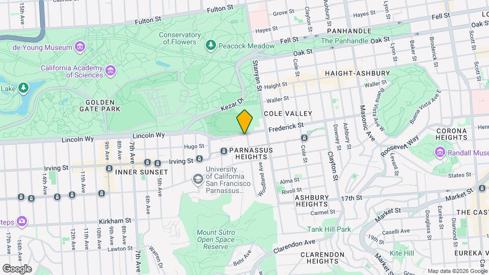 607A Frederick St, Unit 607A Frederick St Map and Location Details