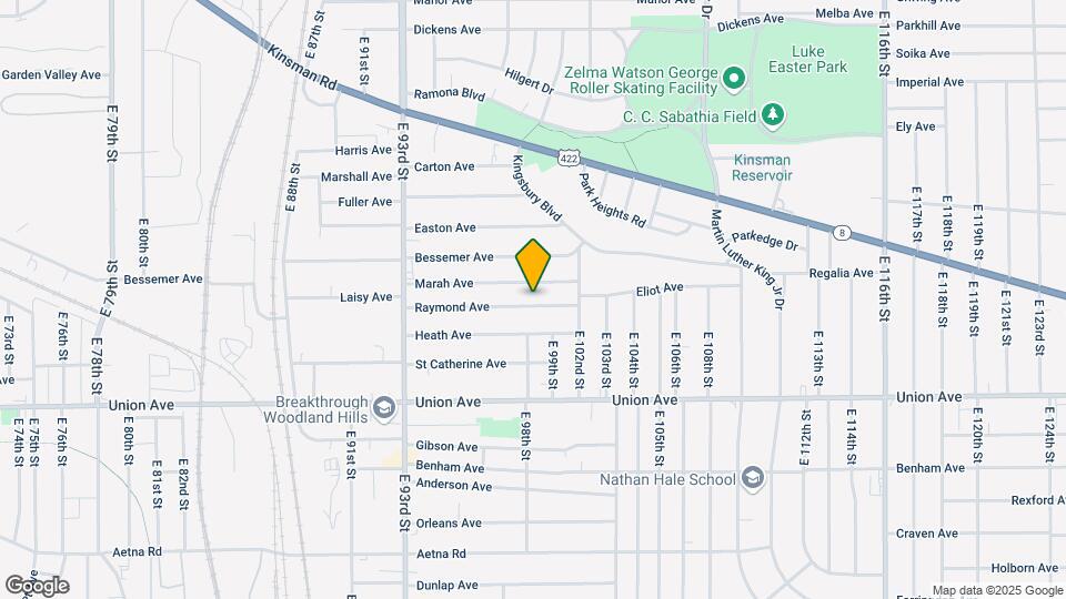 9813 Raymond Ave Map and Location Details