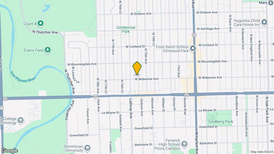 1706 N 75th Ct Mapa y Detalles de la Ubicación