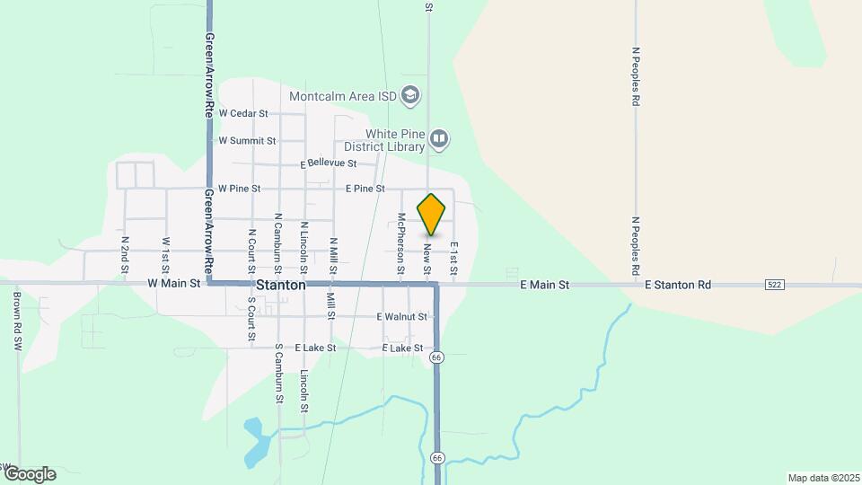 210 New St Mapa y Detalles de la Ubicación