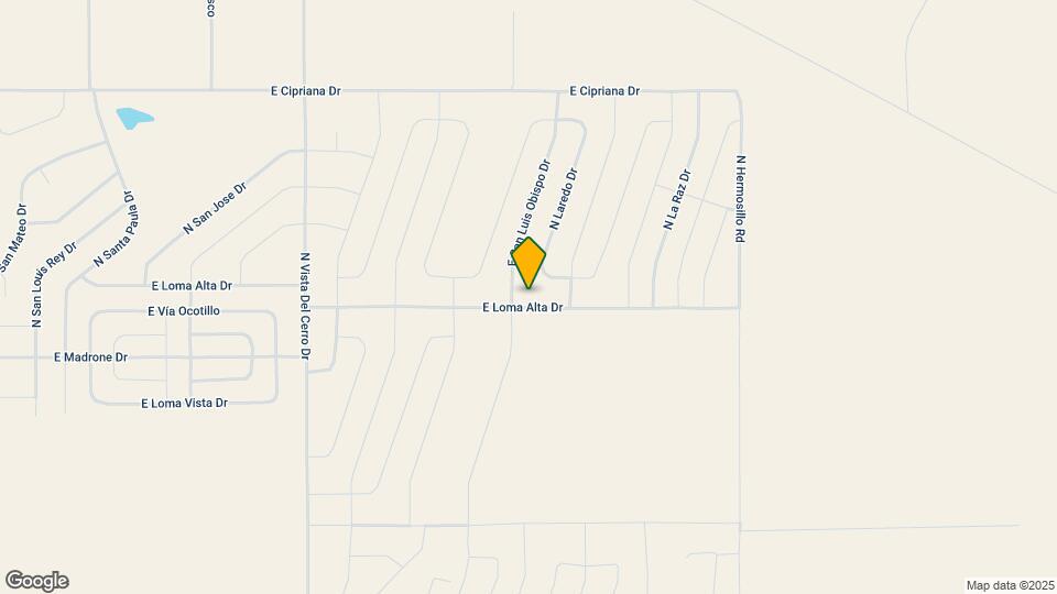 2650 E Loma Alta Dr Map and Location Details