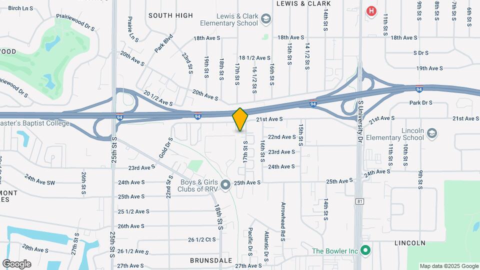 2109 17th St S Map and Location Details