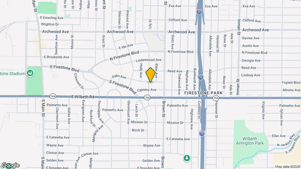 1491 Beardsley St Map and Location Details