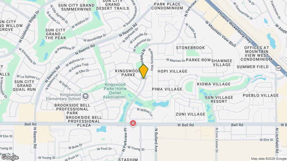 17407 N Larkspur Ln Map and Location Details