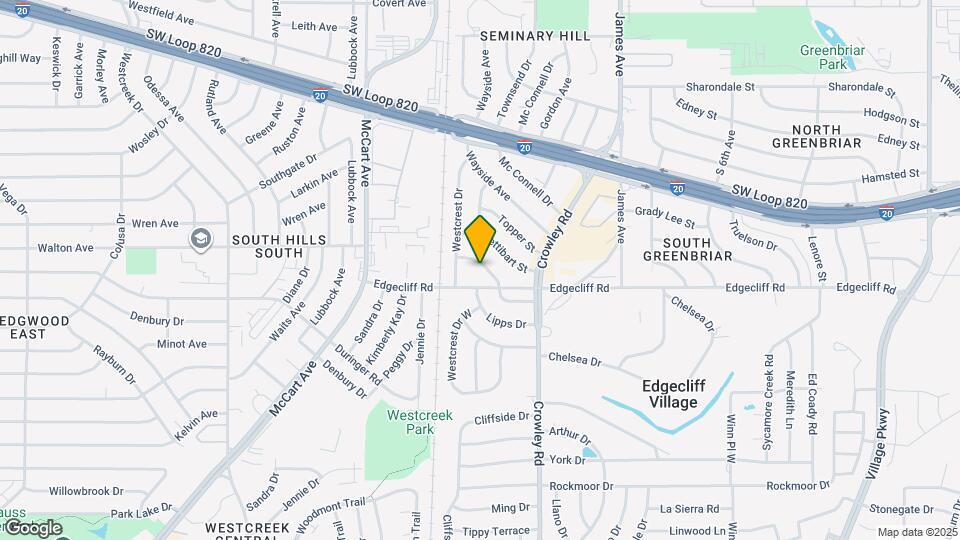 2121 Cliff Park Map and Location Details