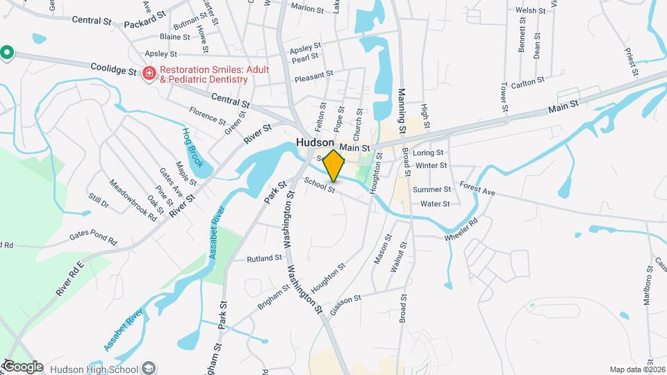 50 School St Map and Location Details