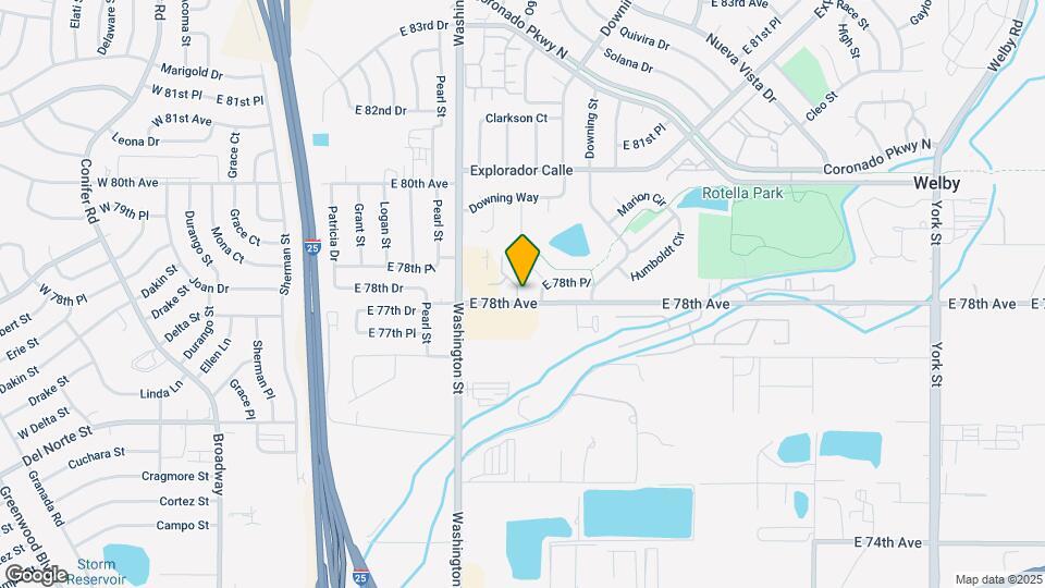 875 E 78th Ave Map and Location Details