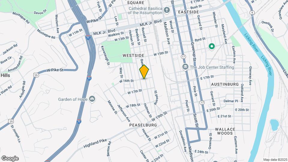 1605 Banklick St Map and Location Details