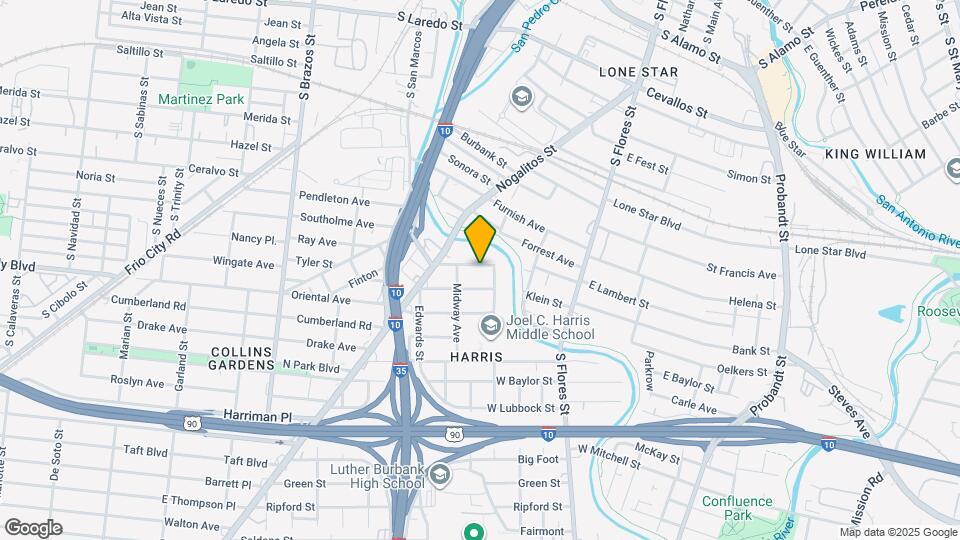 222 Glass Ave Map and Location Details