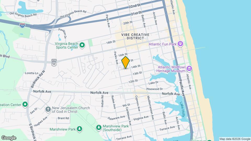 712 14th St Map and Location Details