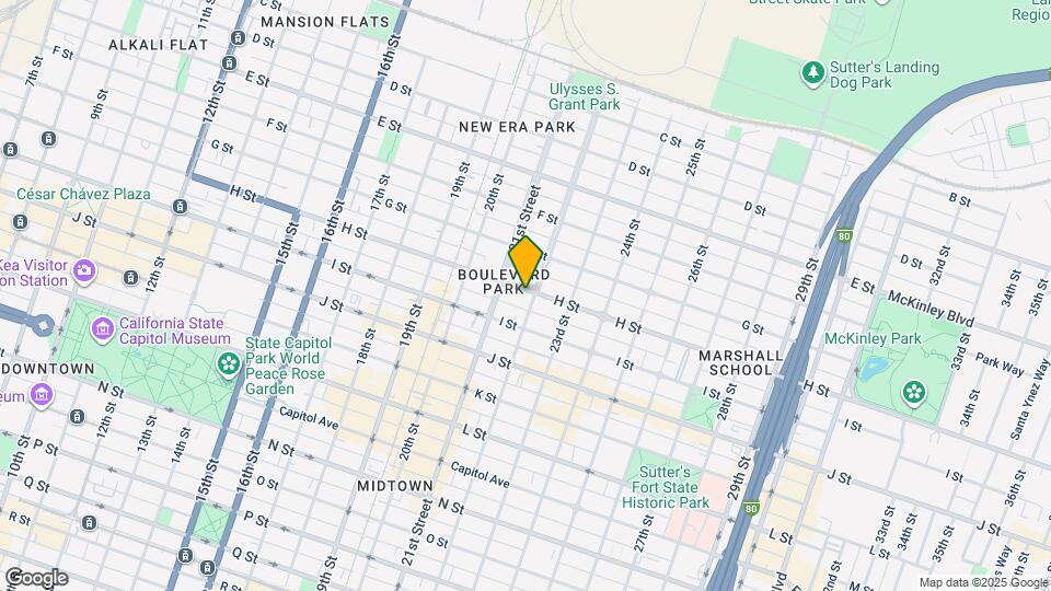 2124 H St Map and Location Details