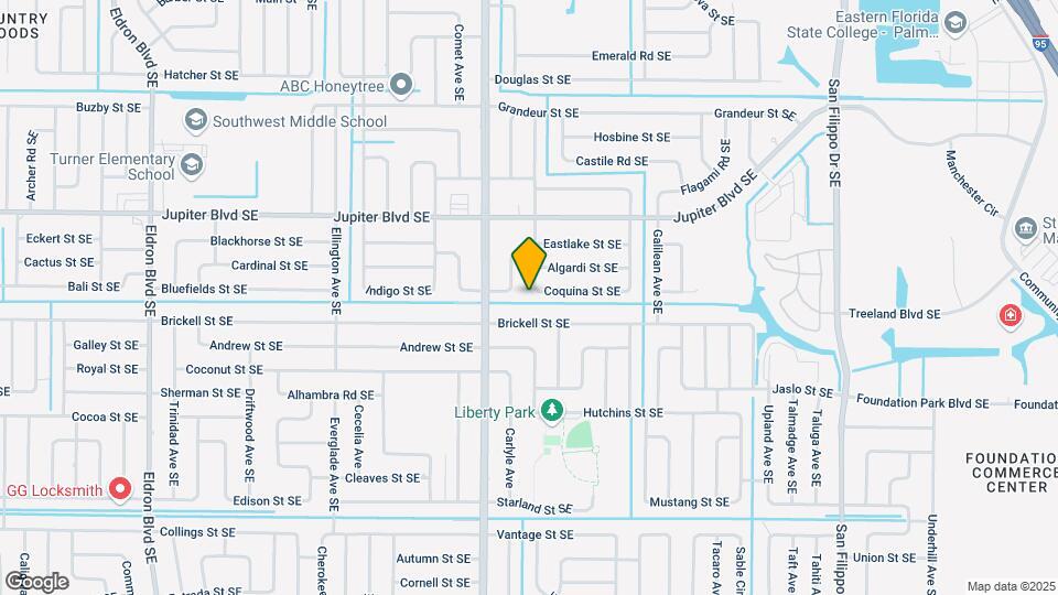 900 Coquina St SE Map and Location Details