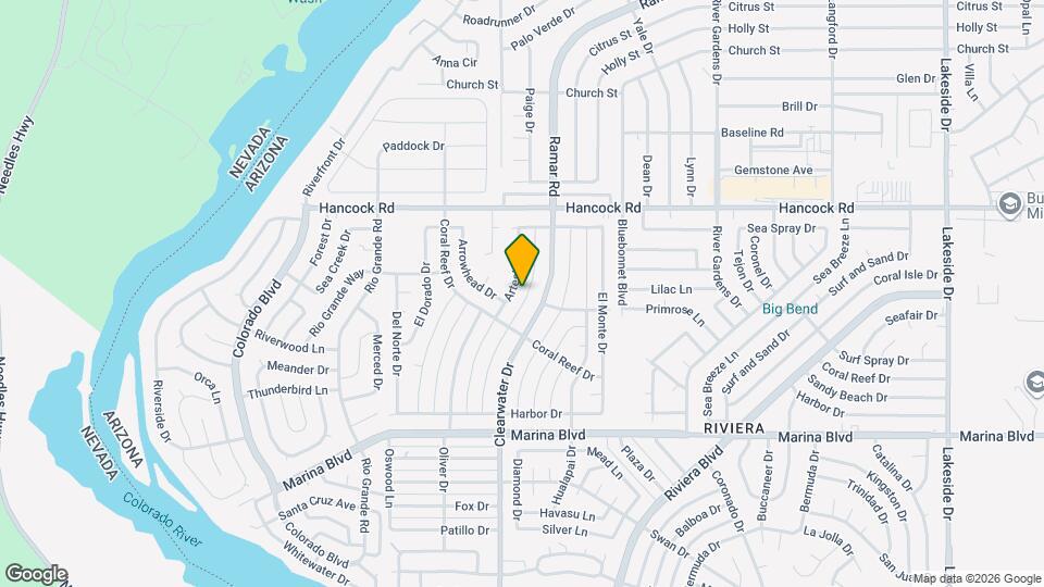 1849 Granada Dr Map and Location Details