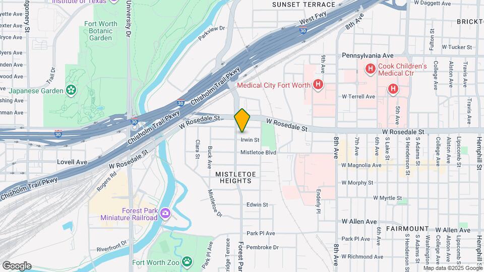 2234 Irwin St Map and Location Details