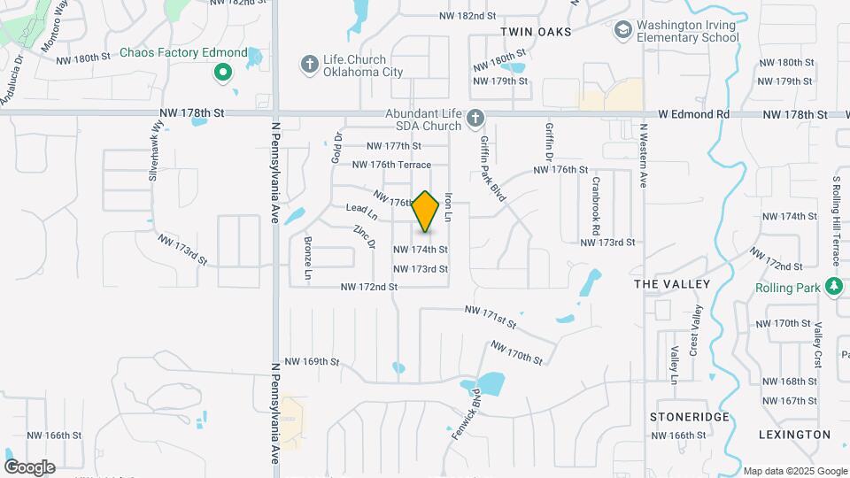 17505 Brass Dr Map and Location Details