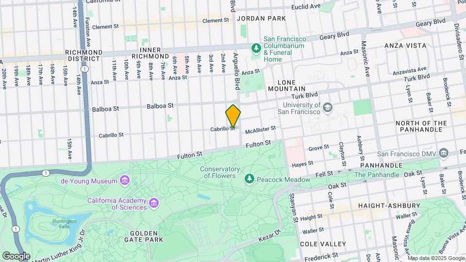 27 Cabrillo St Mapa y Detalles de la Ubicación