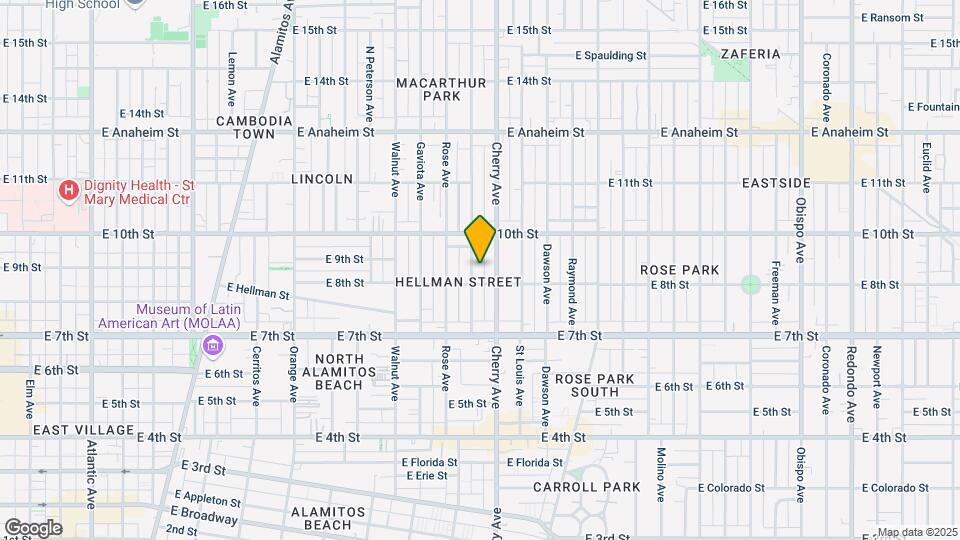 826 Gardenia Ave Mapa y Detalles de la Ubicación
