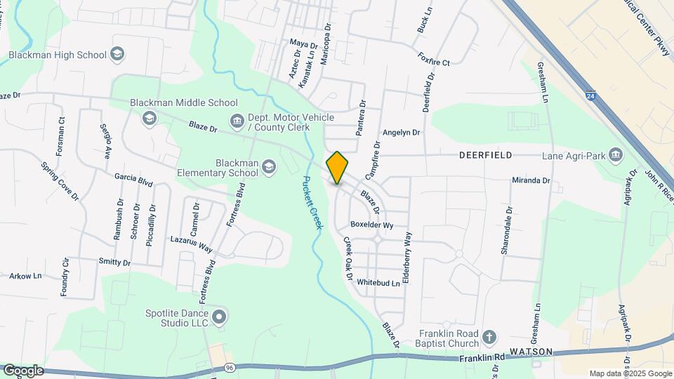 924 Creek Oak Dr Map and Location Details