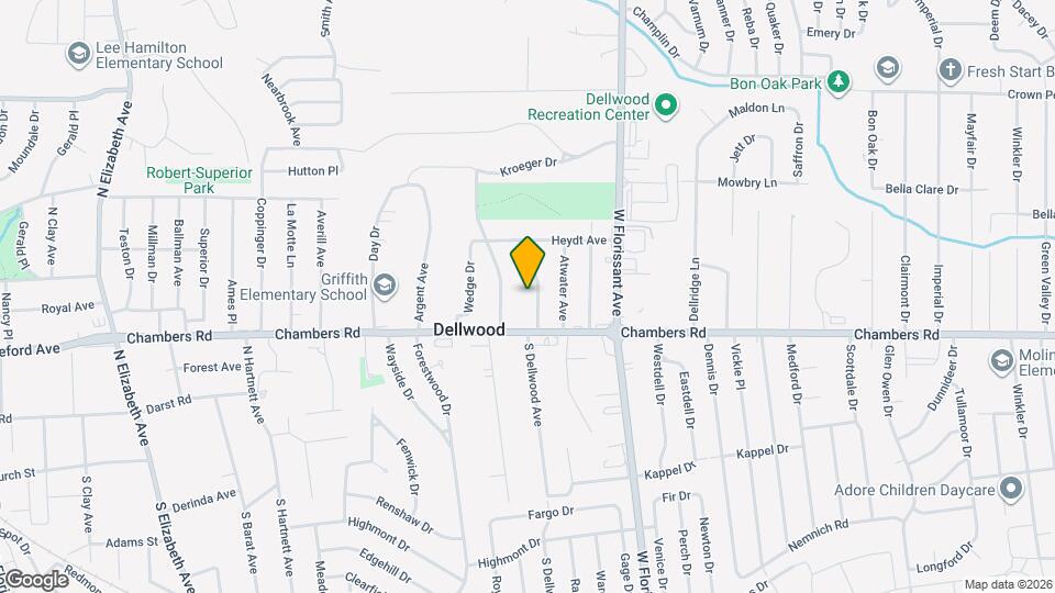 223 N Dellwood Ave Map and Location Details
