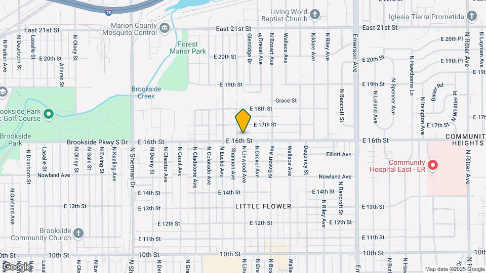4510 E 16th St-Unit -4510 Map and Location Details