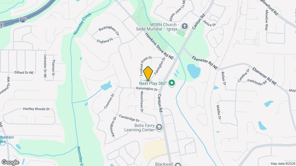 3932 Fairington Dr Map and Location Details