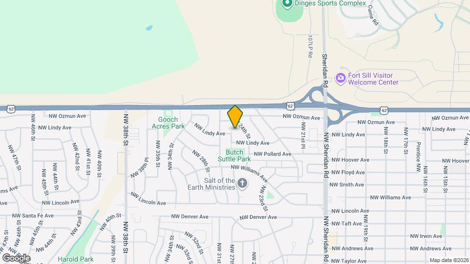 2809 NW 25th St Map and Location Details