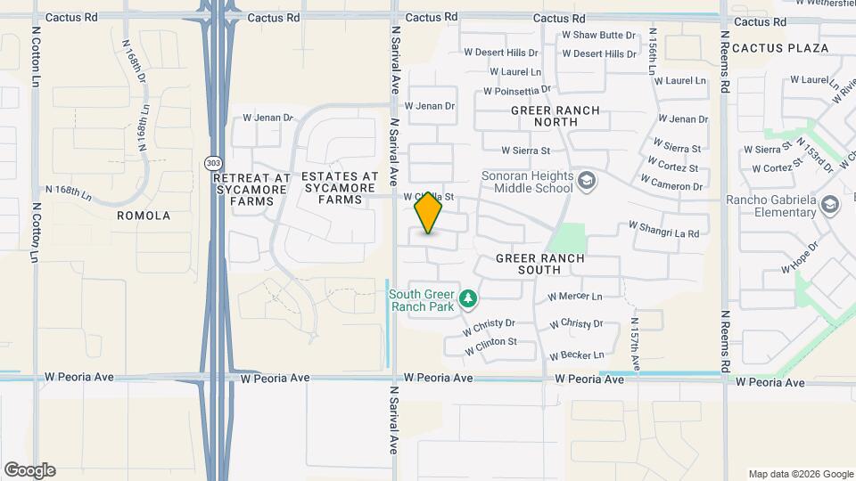 16224 W Mescal St Map and Location Details