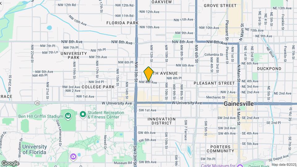 1209 NW 4th Ave Map and Location Details