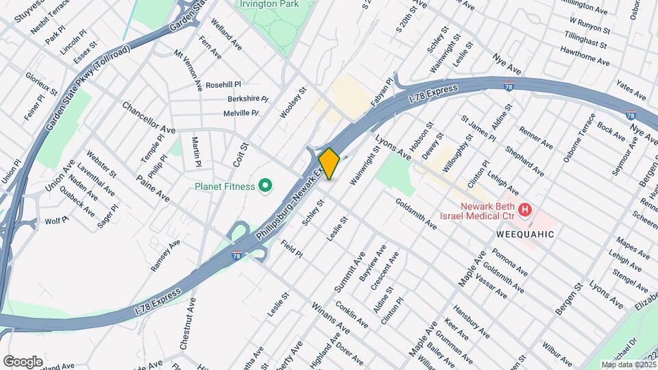 Schley St Mapa y Detalles de la Ubicación