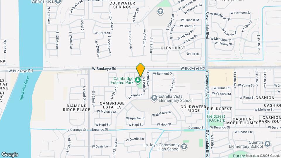 1227 S 119th Ln Map and Location Details
