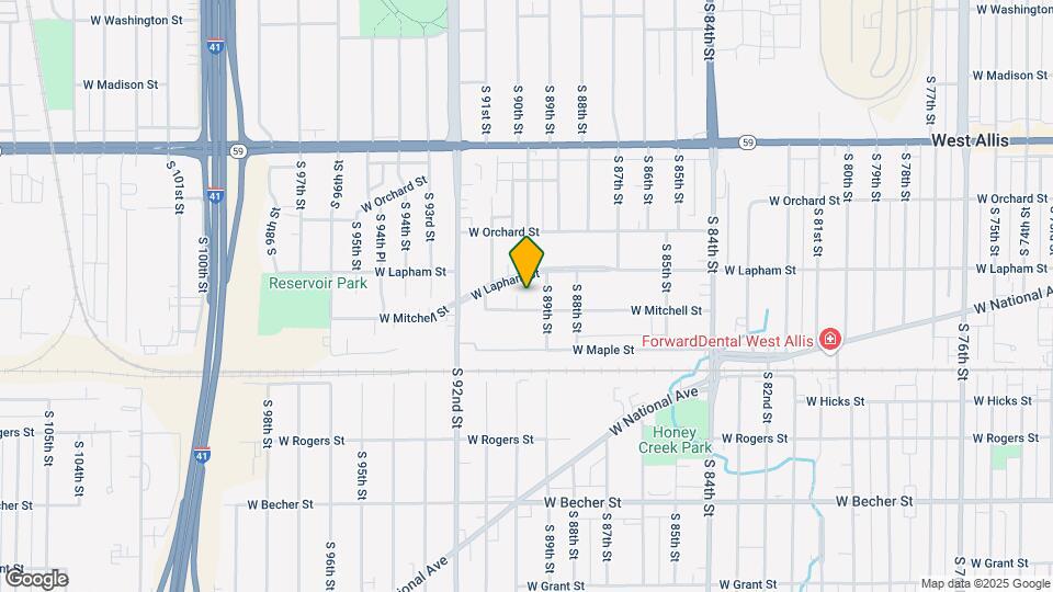 1624 S 90th St Map and Location Details