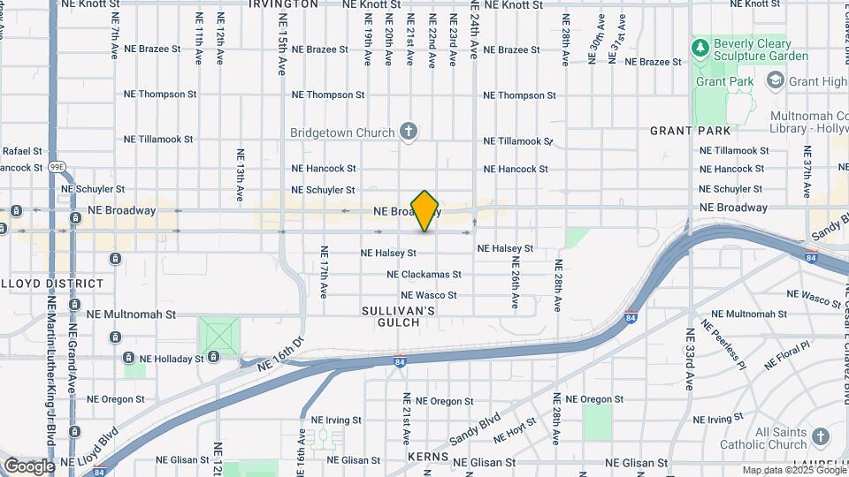 2154 NE Weidler St Map and Location Details