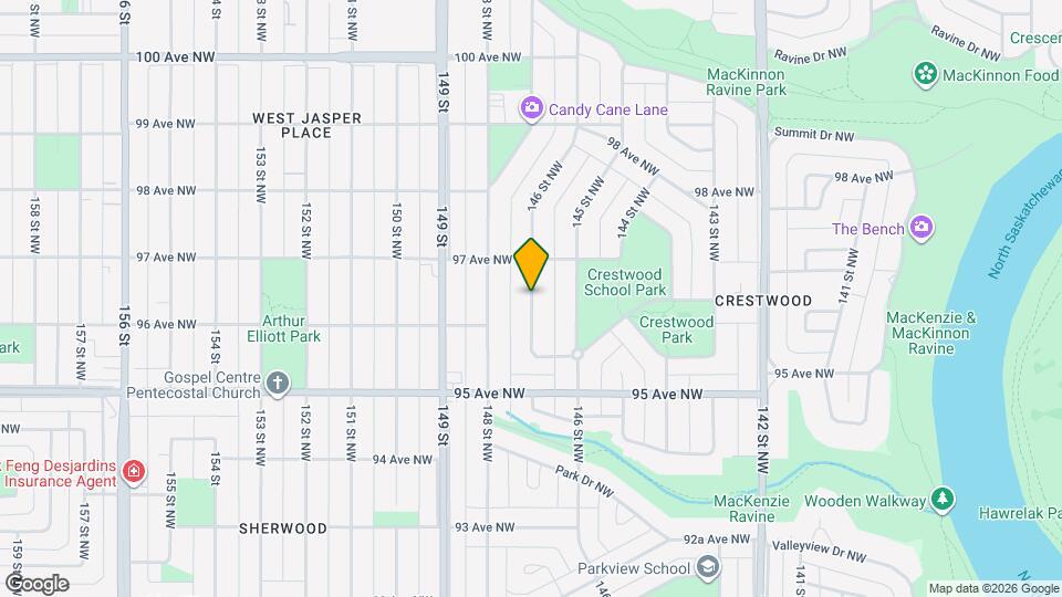 9616-9146 146 St NW Map and Location Details