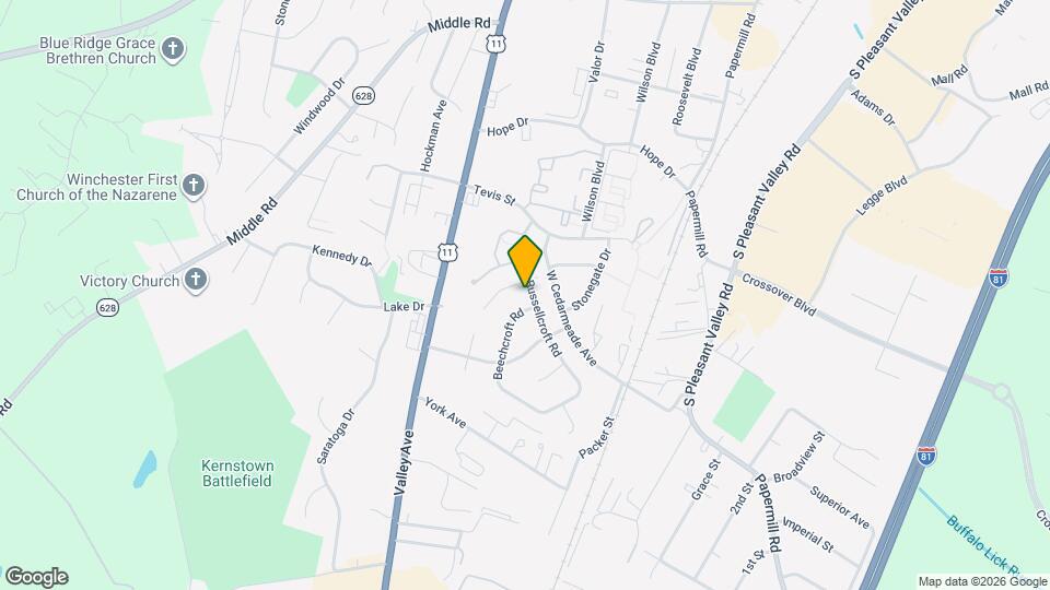 323 RUSSELCROFT Rd Map and Location Details