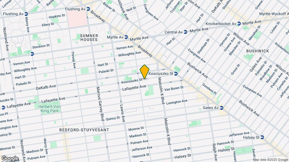 518 Kosciuszko St Map and Location Details