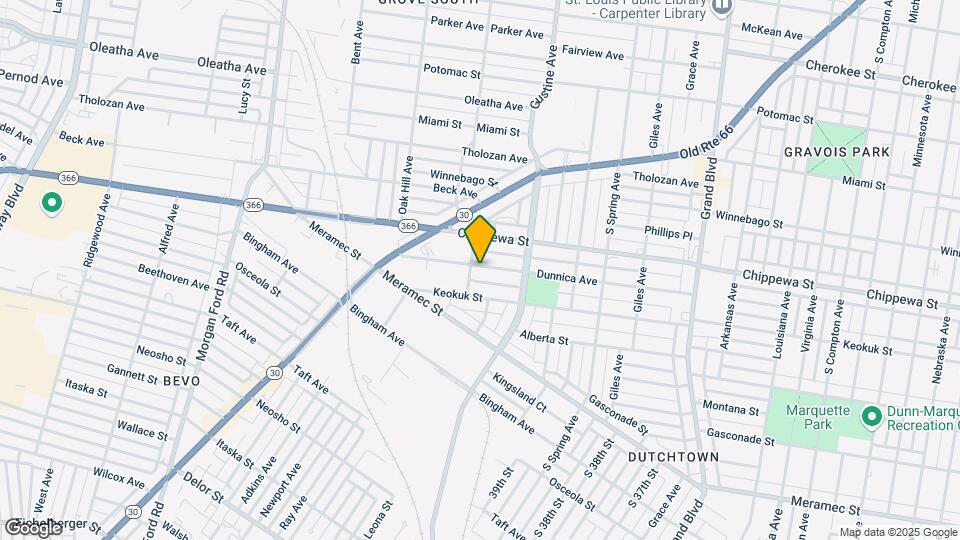 3950 Dunnica Ave-Unit -1W Map and Location Details