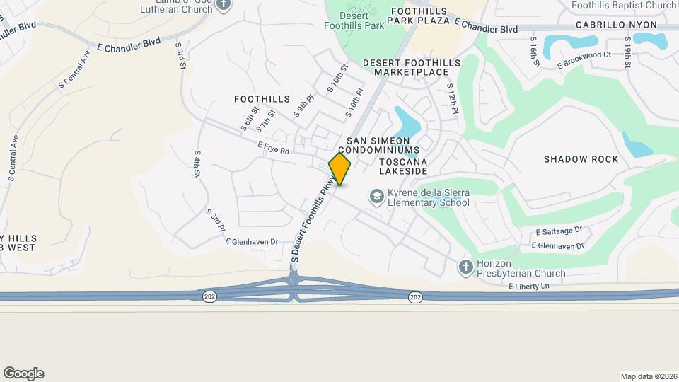 16513 S 10th St Mapa y Detalles de la Ubicación