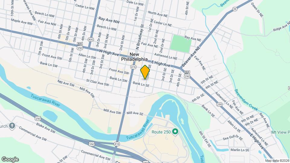 214 2nd St SE Map and Location Details