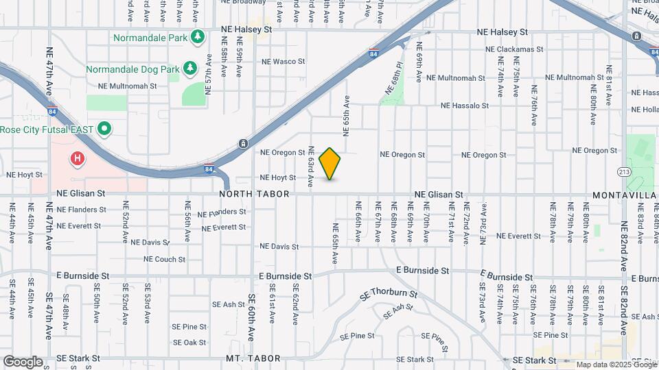 6415 NE Glisan St Map and Location Details