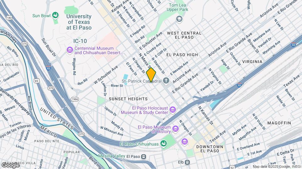 1209 N Oregon St Map and Location Details