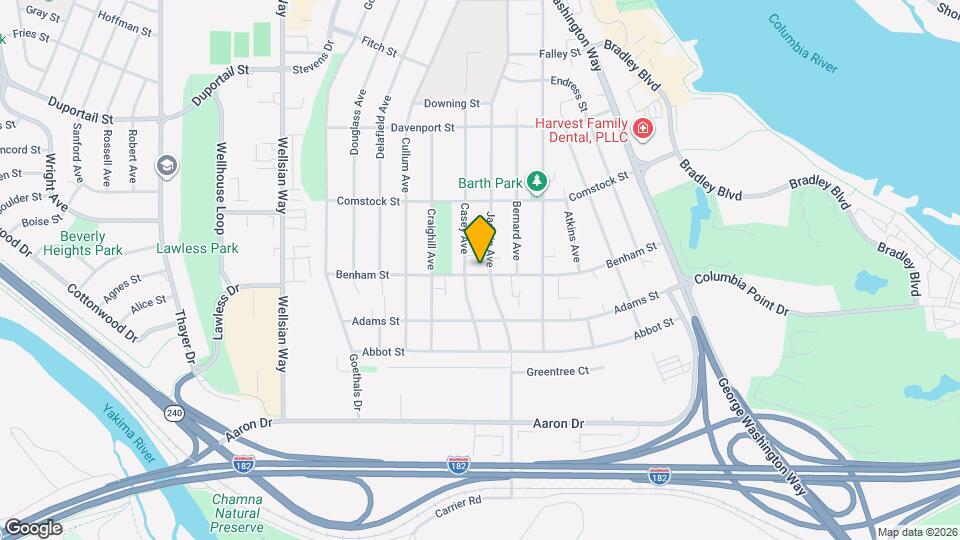 706 Benham St Map and Location Details