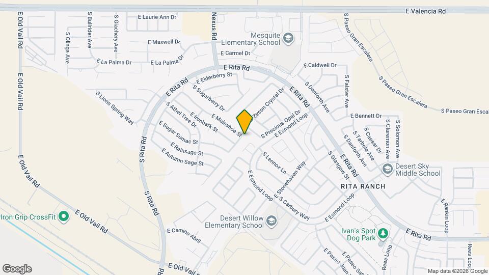7815 S Wild Primrose Ave Map and Location Details