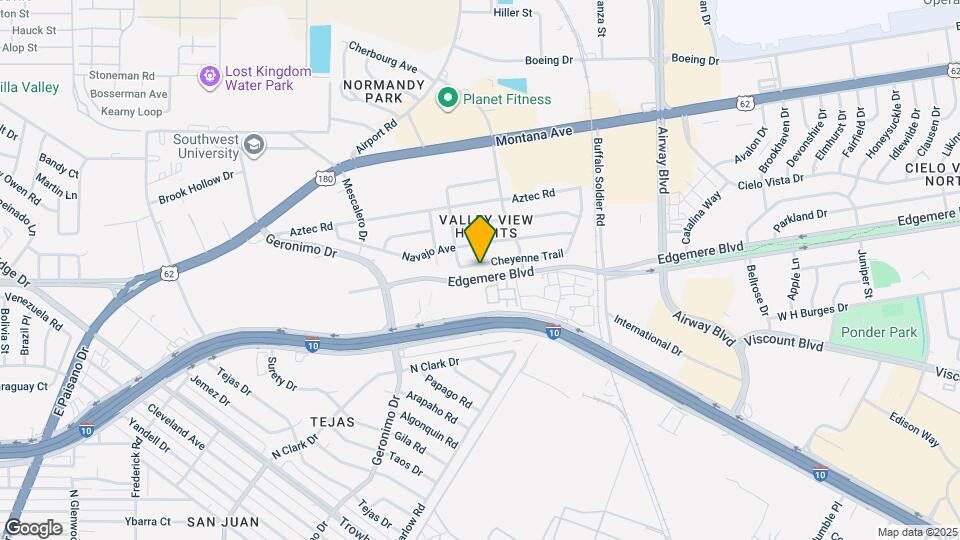 6420 Cheyenne Trail Map and Location Details