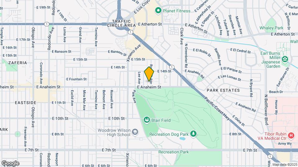 1321 Roycroft Ave Map and Location Details