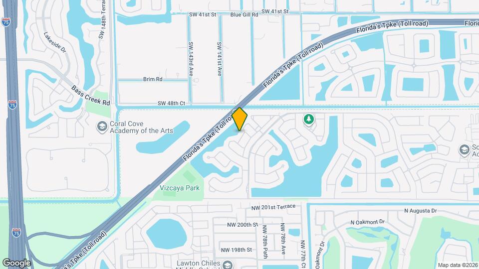 5076 SW 141st Ave Map and Location Details