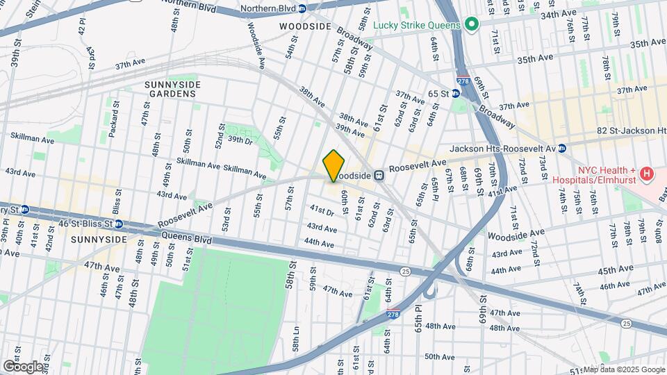 59-16 Woodside Ave Map and Location Details